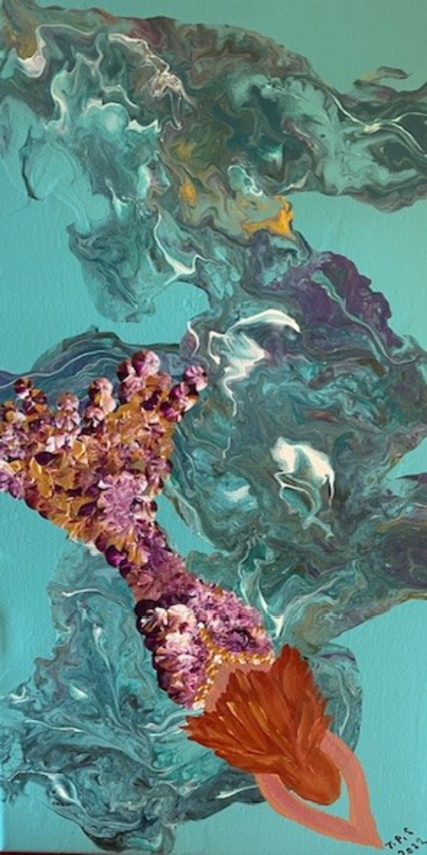 Mermaid Diving (Print)