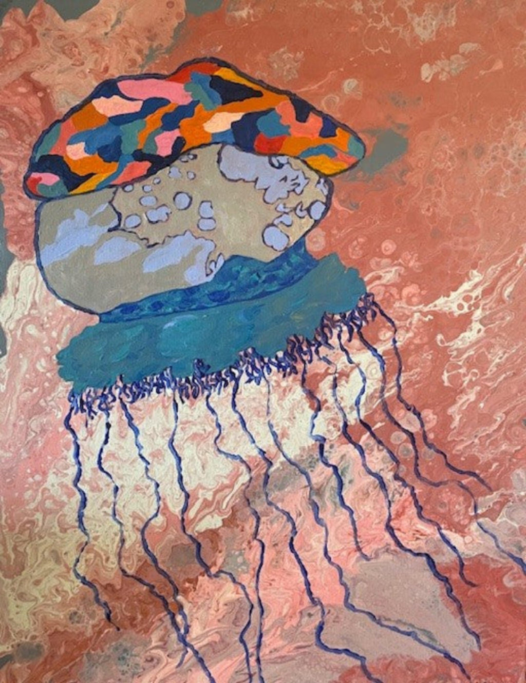 Portuguese Man of War (Print)